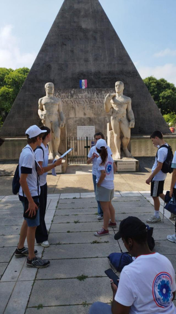 Le monument à la mémoire des martyrs de la Résistance